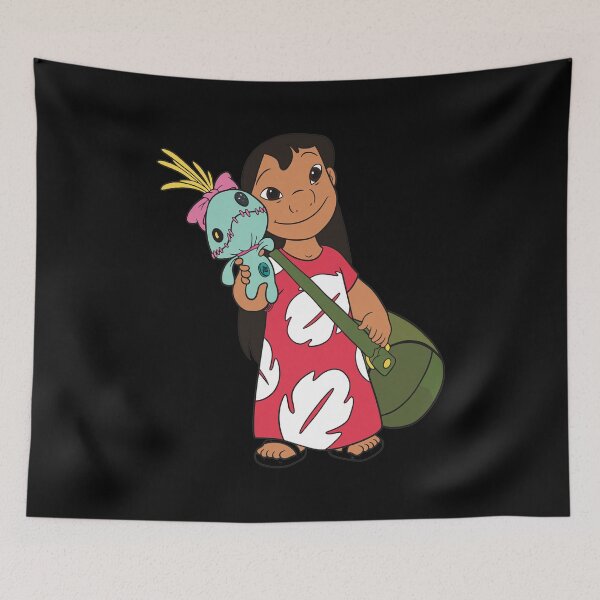 Item preview, Lilo Hugging Scrump Cute Character Art designed and sold by RustyThiel.