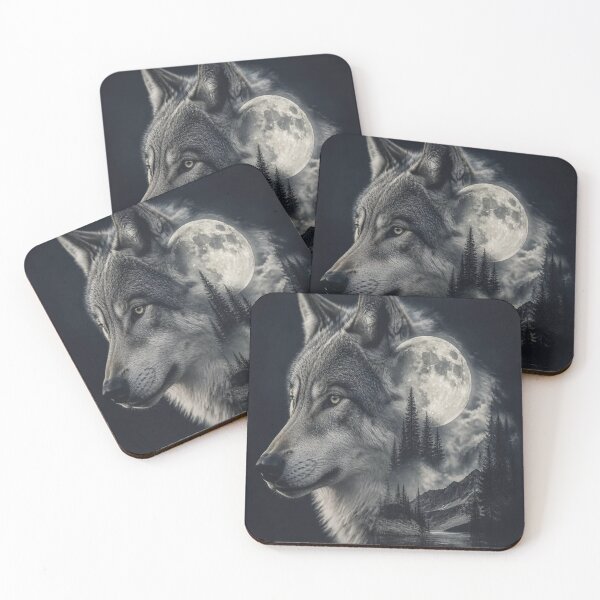 Item preview, Gray Wolf designed and sold by Artnovalty.redbubble.com.