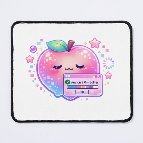 Item preview, Version 2.0 Softer – Pastel Kawaii Peach Digital Art designed and sold by Sommium .