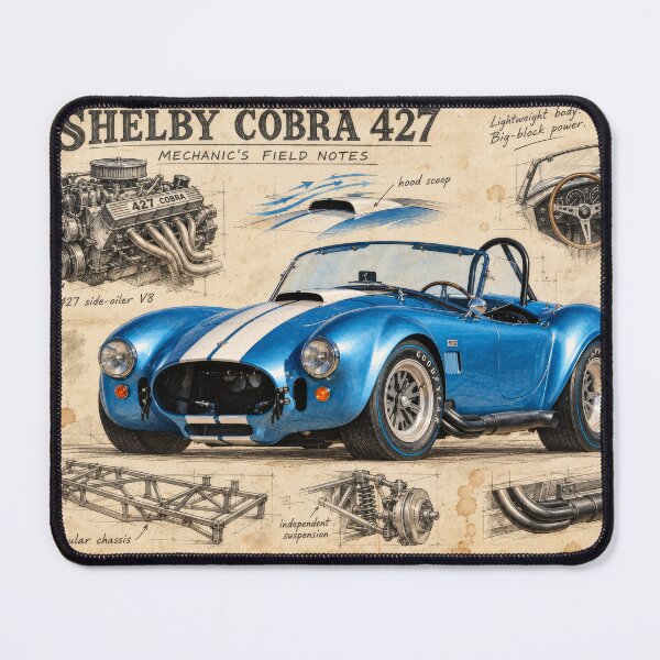 Item preview, Shelby Cobra 427 – Mechanic’s Field Notes designed and sold by Russell Thorne.