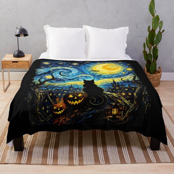 Item preview, Black Cat Starry Night Van Gogh Halloween Costume Men Women designed and sold by ALICIAxGONZALEZ.