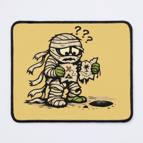 Item preview, Confused Mummy Lost with Treasure Map designed and sold by PreeCha Art & Co..