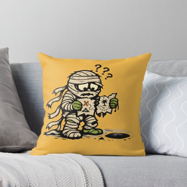 Item preview, Confused Mummy Lost with Treasure Map designed and sold by PreeCha Art & Co..