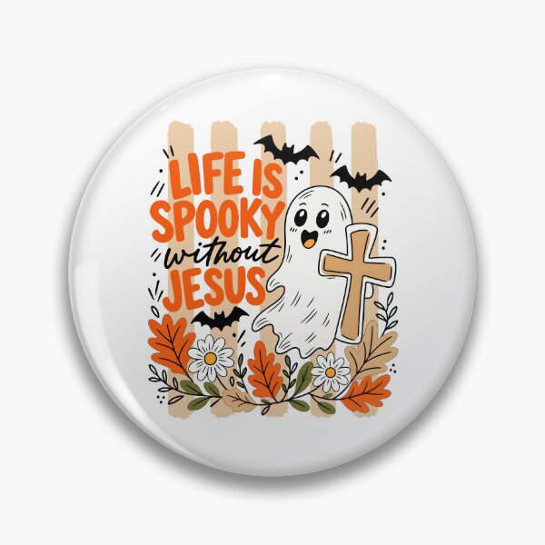 Item preview, Life Is Spooky Without Jesus designed and sold by hannartbaker.
