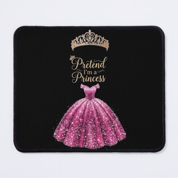 Item preview, Pretend I'm a Princess Funny Pink Sparkle Halloween Easy Costume Merch Design | Princess Dress / Sparkles / Glitter 2026 / Crown / Tiara / Last Minute Halloween Costumes designed and sold by TeenLake.