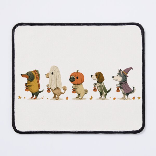 Item preview, Cute Halloween Dogs Trick or Treat Costumes designed and sold by NicolasGlowArt.