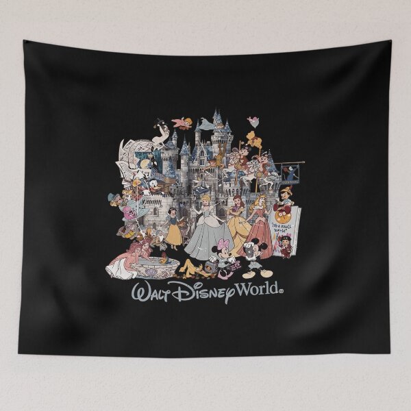 Item preview, Walt Disney World Classic Characters Castle Vintage Style designed and sold by MadisonL396064.