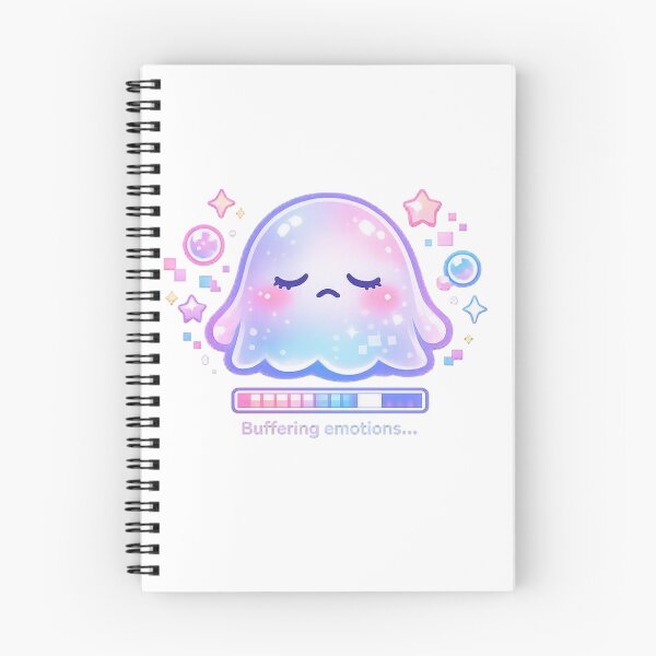 Item preview, Buffering Emotions – Pastel Kawaii Jelly Digital Art designed and sold by Sommium .