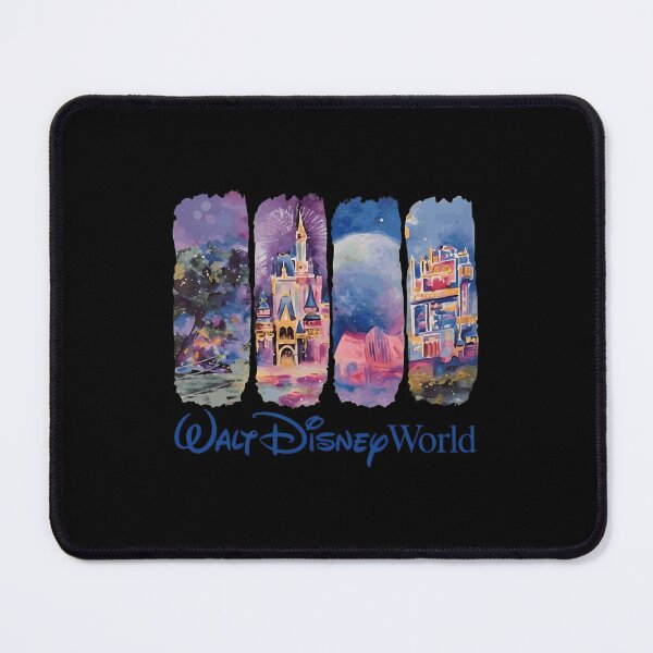 Item preview, Walt Disney World Watercolor Castle Fireworks Moon Art designed and sold by KaylaRob311870.