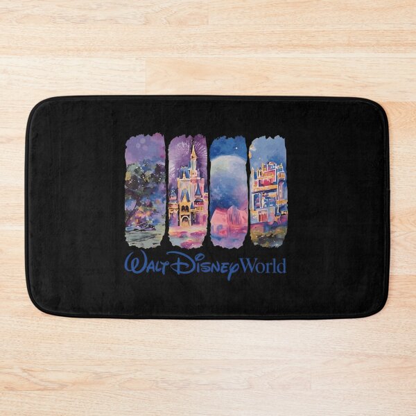 Item preview, Walt Disney World Watercolor Castle Fireworks Moon Art designed and sold by KaylaRob311870.