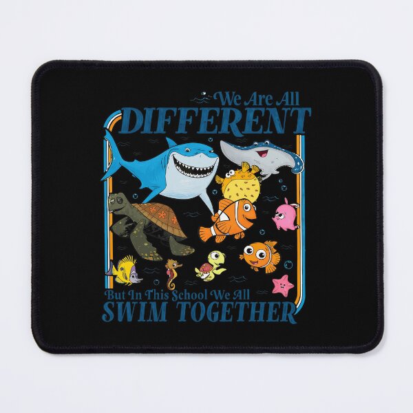 Item preview, We Are All DIFFERENT Swim Together Sea Life designed and sold by Christop885863.