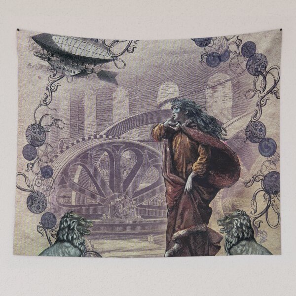 Item preview, Steampunk Victorian Woman Poster designed and sold by colliophoto.
