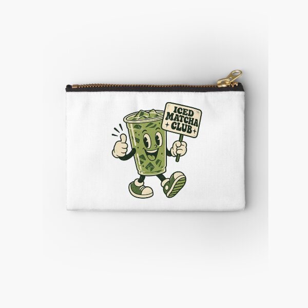 Item preview, Iced Matcha Club Retro 70s Matcha Mascot designed and sold by urbinet.