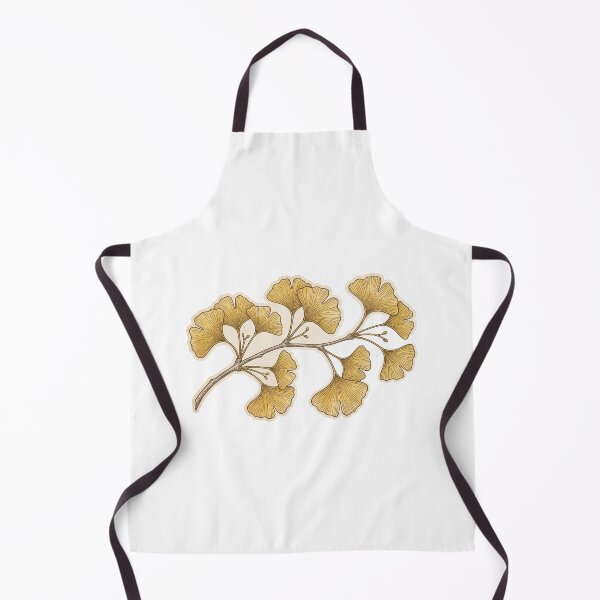 Item preview, Botanical Golden Ginkgo Biloba Branch Illustration designed and sold by Mellow Doodle Co..