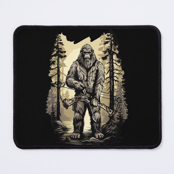Item preview, Bow Hunting Bigfoot, Funny Bow Hunting Sasquatch, Hunting designed and sold by ALICIAxGONZALEZ.