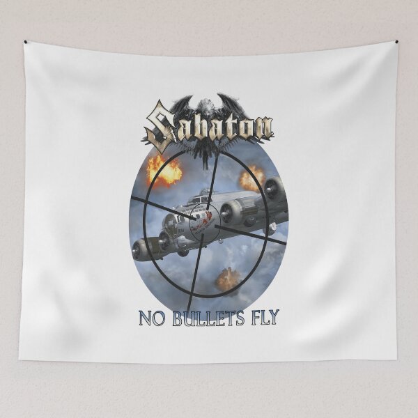 Item preview, Sabaton No Bullets Fly Bomber Crosshair Design designed and sold by RustyThiel.