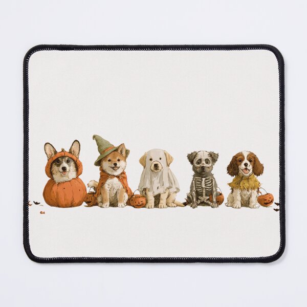 Item preview, Cute Halloween Dogs Puppy Trick or Treat Costumes designed and sold by NicolasGlowArt.