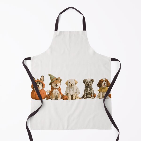 Item preview, Cute Halloween Dogs Puppy Trick or Treat Costumes designed and sold by NicolasGlowArt.