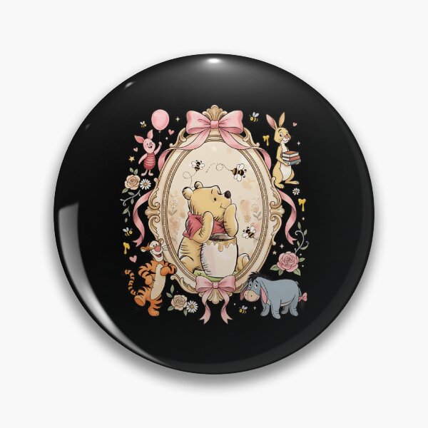 Item preview, Winnie the Pooh Vintage Floral Friends  designed and sold by LisaMcgu770729.
