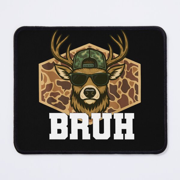 Item preview, Bruh Deer Funny Deer Hunting Camo Hat Youth Teens Kids Slang designed and sold by ALICIAxGONZALEZ.