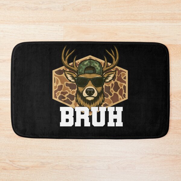 Item preview, Bruh Deer Funny Deer Hunting Camo Hat Youth Teens Kids Slang designed and sold by ALICIAxGONZALEZ.