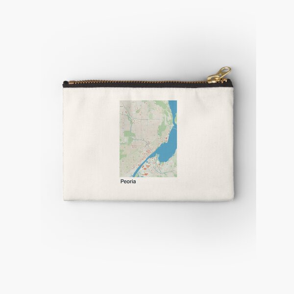 Artikelvorschau, Minimalistische Kartenkunst von Peoria entworfen und verkauft von MapsNerd.