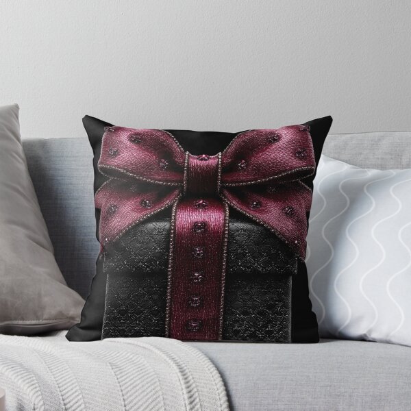 Item preview, Elegant Black Gift Box with Burgundy Ribbon designed and sold by colorful-white.
