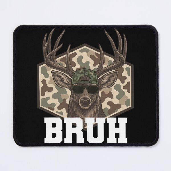 Item preview, Bruh Deer Funny Deer Hunting Camo Hat Youth Teens Kids Slang designed and sold by ALICIAxGONZALEZ.
