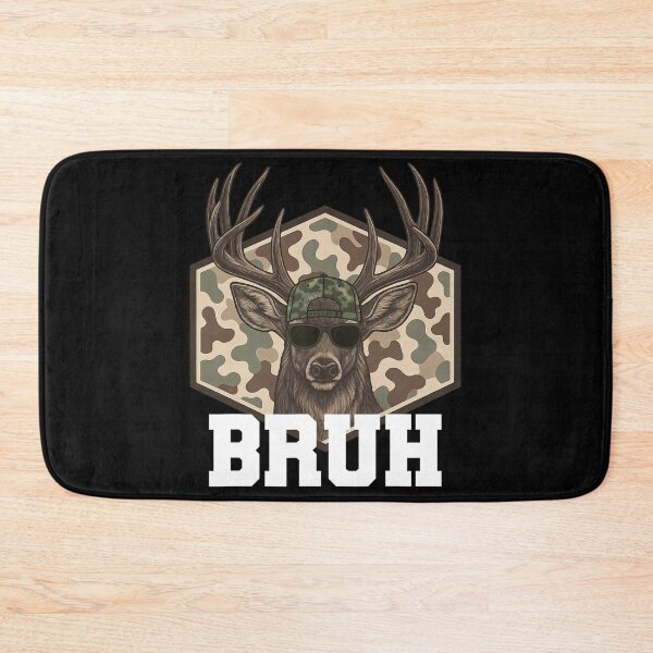 Item preview, Bruh Deer Funny Deer Hunting Camo Hat Youth Teens Kids Slang designed and sold by ALICIAxGONZALEZ.