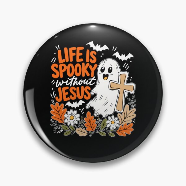 Item preview, Life Is Spooky Without Jesus designed and sold by hannartbaker.
