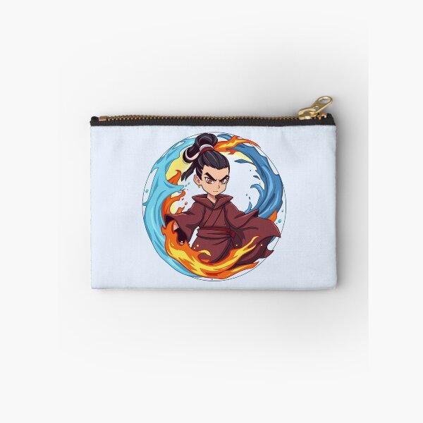 Item preview, Avatar Airbender Fire and Water Element Bender Anime Art designed and sold by Fine-Arts-Lab.