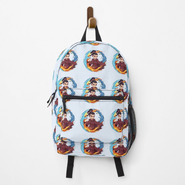Item preview, Avatar Airbender Fire and Water Element Bender Anime Art designed and sold by Fine-Arts-Lab.