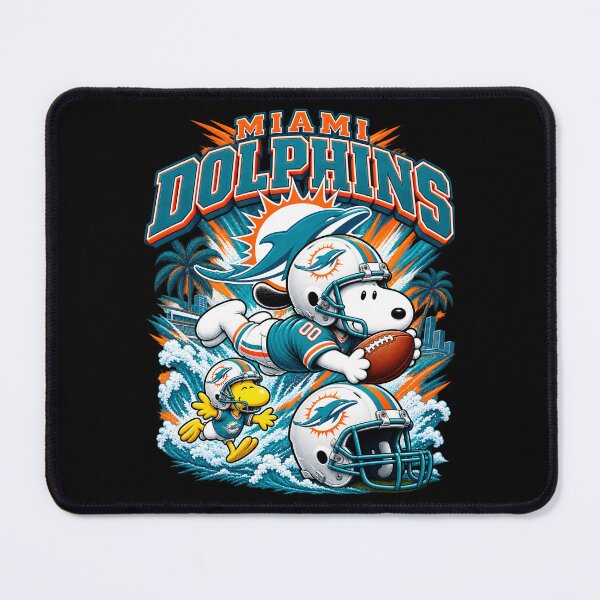 Item preview, Snoopy Miami Dynamic Diving Catch Football Fan designed and sold by CaneufeyCip.