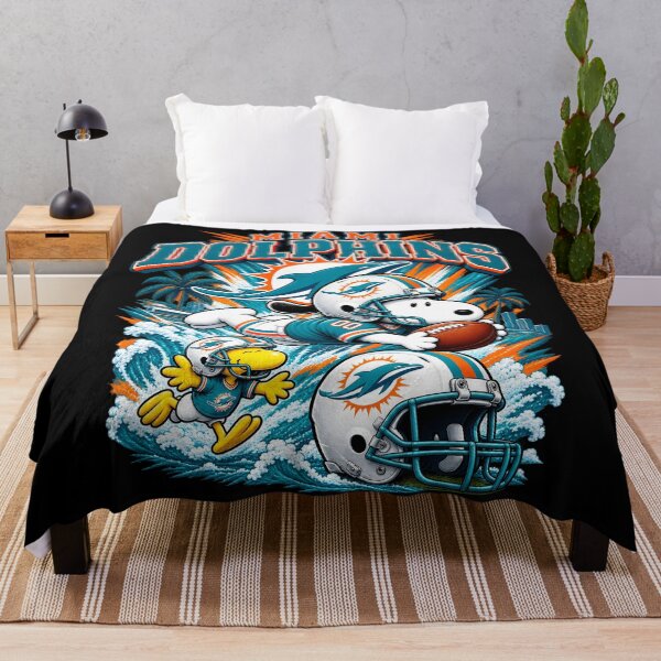 Item preview, Snoopy Miami Dynamic Diving Catch Football Fan designed and sold by CaneufeyCip.