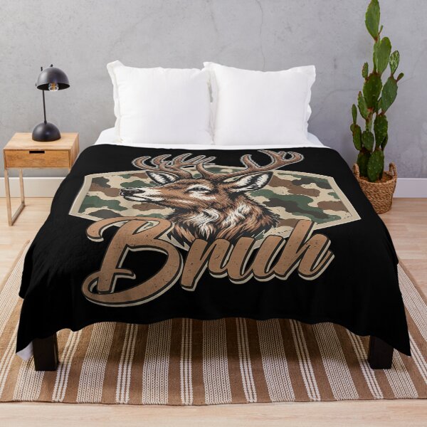 Item preview, Bruh Deer Funny Deer Hunting Camo Youth Teens Kids Slang designed and sold by ALICIAxGONZALEZ.