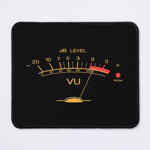 Item preview, Volume Vu Meter Audio Engineer Recording Studio Gear Head  designed and sold by vizardgilleti.