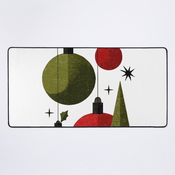 Item preview, Retro Mid Century Modern Christmas Ornaments designed and sold by colorful-white.