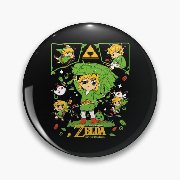 Item preview, Zelda Wind Waker Chibi Link Cute Game Art designed and sold by LisaMcgu770729.