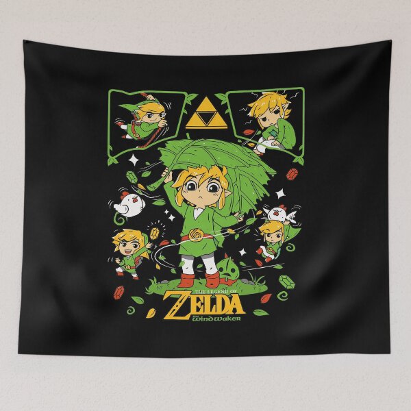 Item preview, Zelda Wind Waker Chibi Link Cute Game Art designed and sold by LisaMcgu770729.