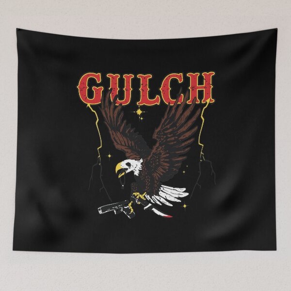 Item preview, GULCH Eagle Gun Knife Lightning Design designed and sold by RustyThiel.