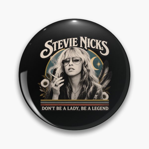 Item preview, Don't Be A Lady Be A Legend Stevie Nicks Retro Illustration designed and sold by bravelifes.