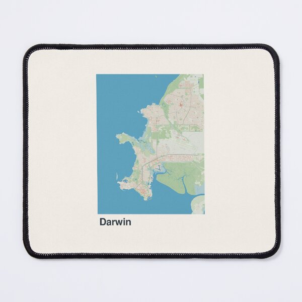 Item preview, Darwin Minimalistic Map Art designed and sold by MapsNerd.