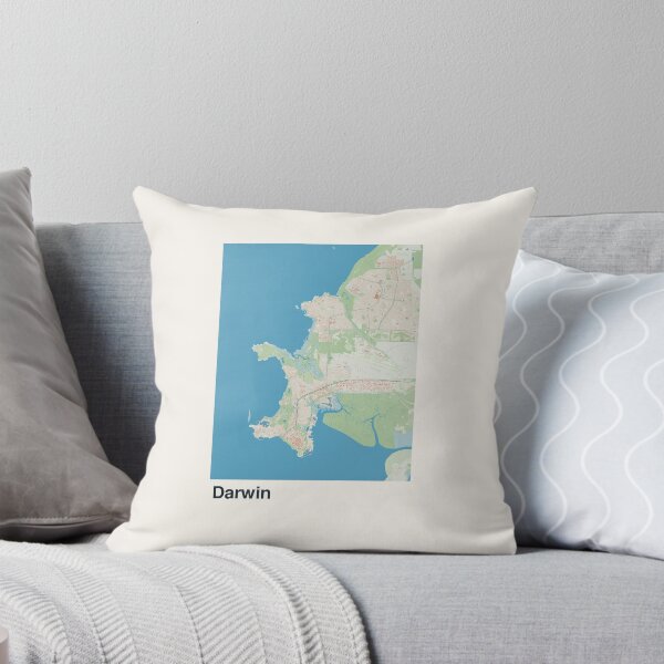 Item preview, Darwin Minimalistic Map Art designed and sold by MapsNerd.