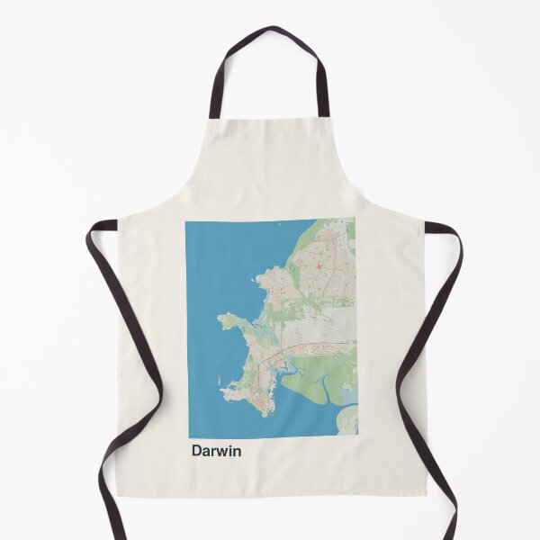 Item preview, Darwin Minimalistic Map Art designed and sold by MapsNerd.