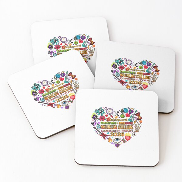 Item preview, Descendants Zombies Camp Rock Worlds Collide Heart Shape Graphic designed and sold by CochraneCo.