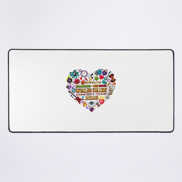 Item preview, Descendants Zombies Camp Rock Worlds Collide Heart Shape Graphic designed and sold by CochraneCo.