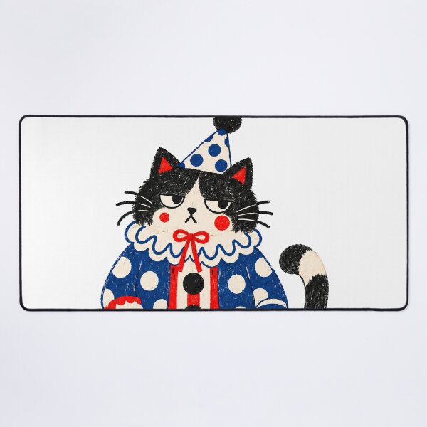 Item preview, Clown Cat. Clowncore. designed and sold by CoCoArt-Ua.