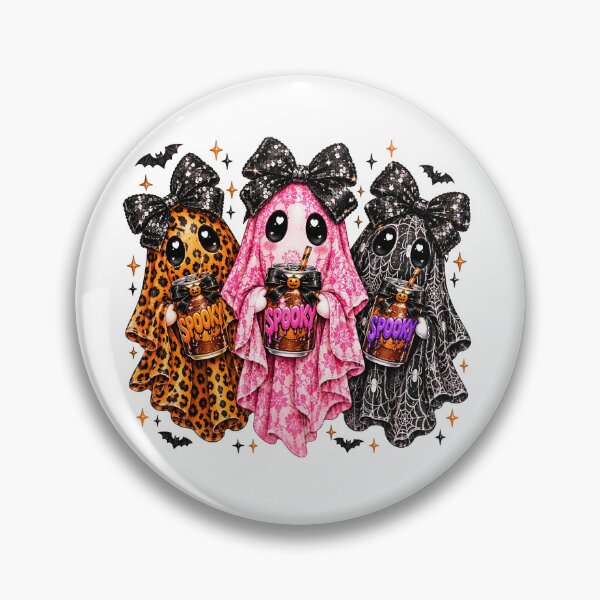 Item preview, Halloween Spooky Ghosts Black Sequin Bows designed and sold by Sovereign Supply Co..