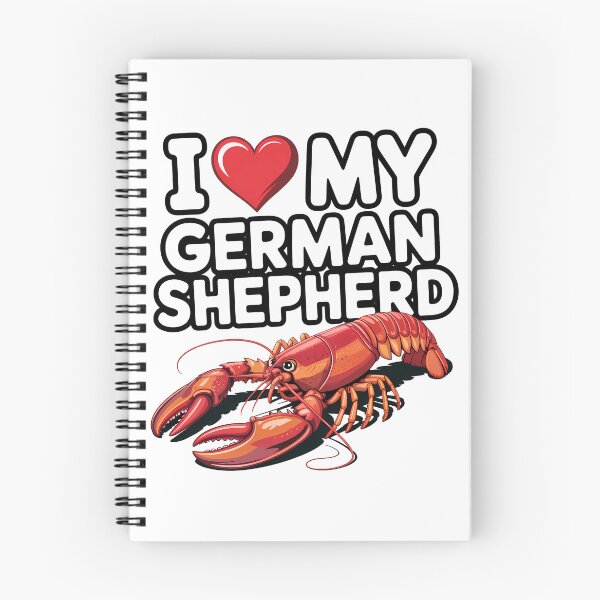 Artikelvorschau, Ich liebe meinen Deutschen Schäferhund – Absurdes Hummer-Meme-Design entworfen und verkauft von LoFizzy.