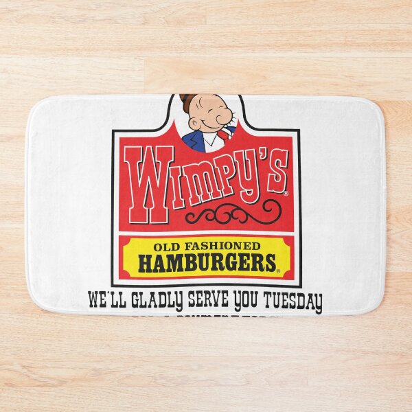 Item preview, Wimpy's Old Fashioned Hamburgers Retro Logo designed and sold by RustyThiel.
